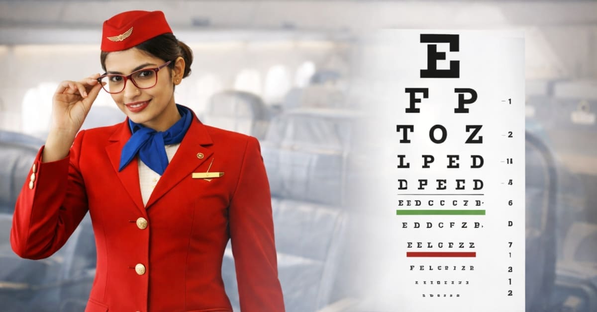 Do Cabin Crew Need Perfect Eyesight?
